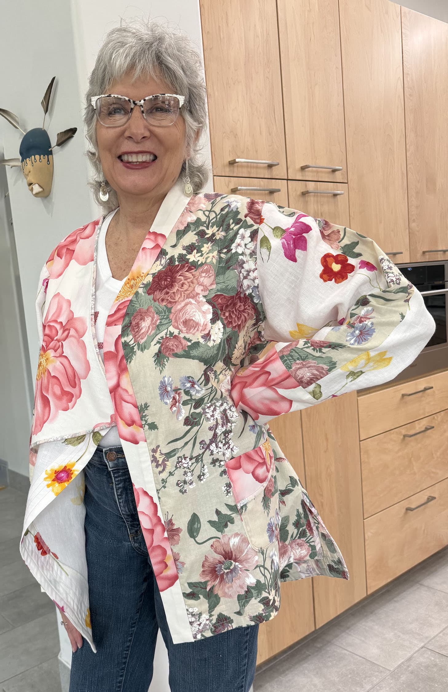 Robin Spindt in her art studio