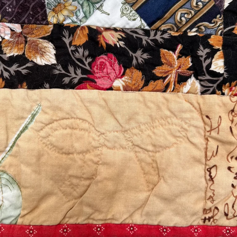 Braid Quilt – Hand Quilting Detail
